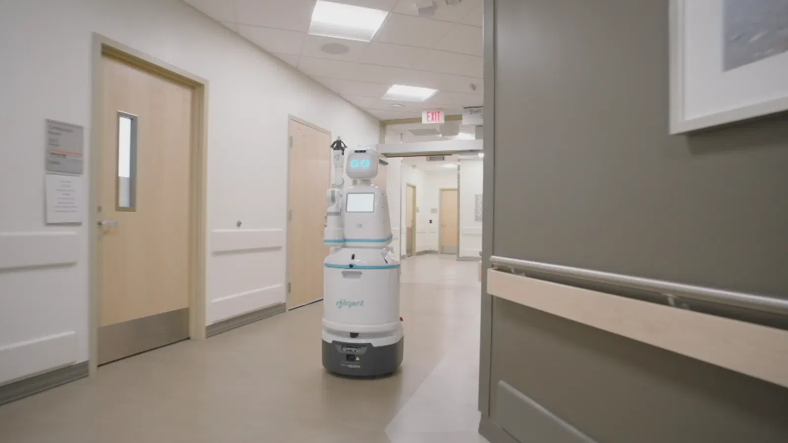 Moxi hospital service robot